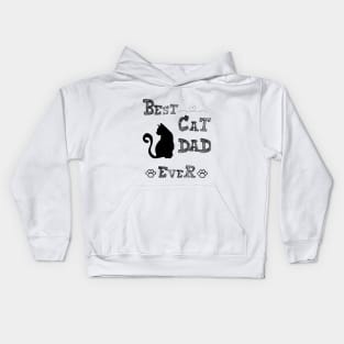 Best cat dad ever Kids Hoodie